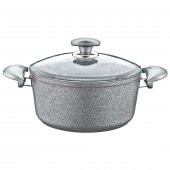 OMS Granit Derin Tencere Gri 24 cm 3110 - 1