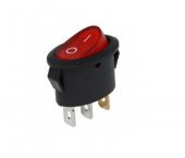 IC-134B Oval Işıklı Anahtar On-Off 3P - 1