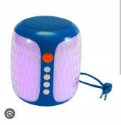 Led İşikli  Hafiza Kart Aux Girişli Bluetooth Hoparlör Speaker 611 - 1
