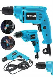 STEİNER Alman 1400 Watt 10 Mm Professional Bakır Sargılı Kablolu Darbesiz Vidalama Matkap - 2