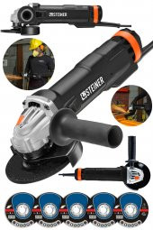 STEİNER Alman 4200 W Metal Şanzıman Bakır Sargı Avuç Içi Taşlama Demir Metal Kesme Makinesi 125 Mm + 5 Disk - 2
