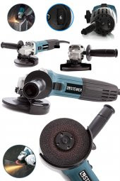 STEİNER Germany Technology 2400 W 125mm Professional 6 Kademe Devir Ayarlı Avuç Içi Taşlama Makinesi - 1