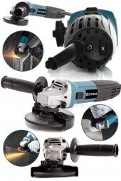 STEİNER Germany Technology 2400 W 125mm Professional 6 Kademe Devir Ayarlı Avuç Içi Taşlama Makinesi - 2