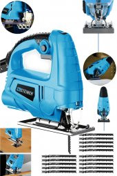 STEİNER Alman 4000 W Sjs Metal Şanzıman 6 Kademe Devirli Bakır Sargılı Dekupaj Testere Makinesi 15uç - 1