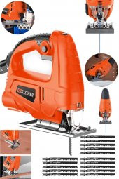 STEİNER 4000 W Sjs Metal Şanzıman 6 Kademe Devirli Bakır Sargılı Dekupaj Testere Makinesi 15uç - 1