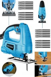 STEİNER Alman 4000 W Sjs Metal Şanzıman 6 Kademe Devirli Bakır Sargılı Dekupaj Testere Makinesi 20uç - 1