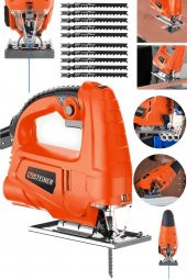 STEİNER Alman 4000 W Sjs Metal Şanzıman 6 Kademe Devirli Bakır Sargılı Dekupaj Testere Makinesi 10 Uç - 2