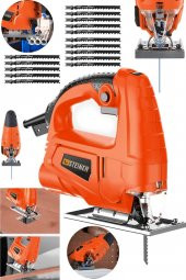 STEİNER 4000 W Sjs Metal Şanzıman 6 Kademe Devirli Bakır Sargılı Dekupaj Testere Makinesi 15uç - 2