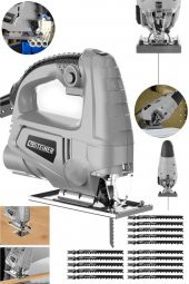 STEİNER Alman 4000 W Sjs Metal Şanzıman 6 Kademe Devirli Bakır Sargılı Dekupaj Testere Makinesi 15 Uç - 1