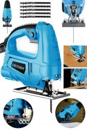 STEİNER Alman 4000 W Sjs Metal Şanzuman 6 Kademe Devirli Bakır Sargili Dekupaj Testere Makinesi 5uç - 1