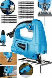 STEİNER Alman 4000 W Sjs Metal Şanzıman 6 Kademe Devirli Bakır Sargılı Dekupaj Testere Makinesi 15uç - 2