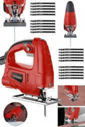STEİNER Alman 4000 W Sjs Metal Şanzıman 6 Kademe Devirli Bakır Sargılı Dekupaj Testere Makinesi 20uç - 1