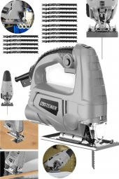 STEİNER Alman 4000 W Sjs Metal Şanzıman 6 Kademe Devirli Bakır Sargılı Dekupaj Testere Makinesi 15 Uç - 2