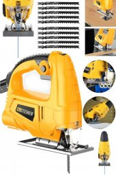 STEİNER 4000 W Sjs Metal Şanzıman 6 Kademe Devirli Bakır Sargılı Dekupaj Testere Makinesi 10 Uç - 2