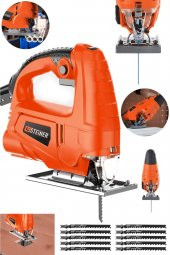 STEİNER Alman 4000 W Sjs Metal Şanzıman 6 Kademe Devirli Bakır Sargılı Dekupaj Testere Makinesi 10 Uç - 1