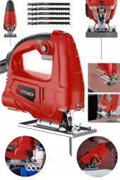 STEİNER Alman 4000 W Sjs Metal Şanzuman 6 Kademe Devirli Bakır Sargili Dekupaj Testere Makinesi - 1