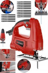 STEİNER Alman 4000 W Sjs Metal Şanzıman 6 Kademe Devirli Bakır Sargılı Dekupaj Testere Makinesi 15uç - 2
