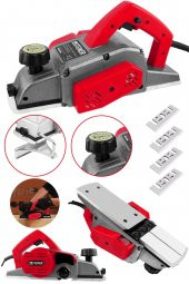 STEİNER Alman 4200 W Bakır Sargı Metal Şanzıman Motor Korumalı Çift Bıçaklı Planya Rende Makinesi + 4 Bıçak - 1
