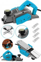 STEİNER Alman 4200 W Bakır Sargı Metal Şanzıman Motor Korumalı Çift Bıçaklı Planya Rende Makinesi + 4 Bıçak - 1