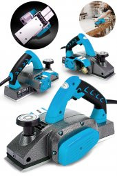 STEİNER Alman Titan 4200 Watt Motor Korumalı Bakır Sargılı Metal Şanzuman Çift Bıçaklı Planya Rende Makinesi - 2