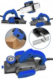 STEİNER Germany Technology 3400 Watt Metal Şanzıman Çift Bıçaklı Planya Rende Makinesi Mavi - 2