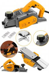 STEİNER Alman 4200 W Bakır Sargı Metal Şanzıman Motor Korumalı Çift Bıçaklı Planya Rende Makinesi + 2 Bıçak - 2