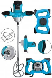 STEİNER Germany Technology Mvi-3000 Watt Bakır Sargı 6 Kademeli Alçı Boya Ve Harç Karıştırıcı Mikser - 1