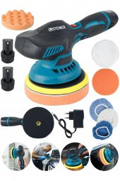 STEİNER Alman 36 V Li-ion Çift Akülü 6 Kademe Devir Ayarlı Pasta Cila Polisaj Zımpara Makinesi Full Set - 1