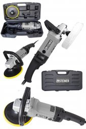 STEİNER 2800 Watt Profesyonel 6 Kademe Devir Ayarlı Sjs Metal Şanzıman Pasta Cila Polisaj Makinesi - 1