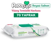 Paddlers Easy Clean Beyaz Sabun Katkılı Yüzey temizlik Havlusu 70 Yaprak thumbnail 1