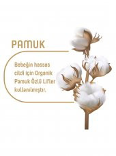 Pure Baby Organik Pamuklu Cırtlı Bez 3Lü Paket 4 Numara Maxi 156 Adet - 3
