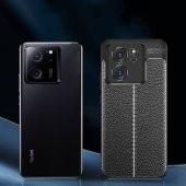 Xiaomi Mi 13T Kılıf Deri Tarzı Niss Silikon Case Kapak - 5