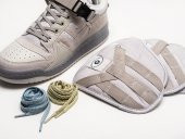Adidas x Bad Bunny Forum Low Grey Erkek Spor Ayakkabı - 3