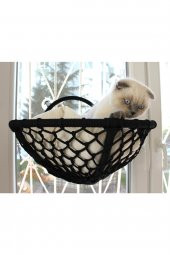 Grant Kedi Cam Yatağı & Cam Askılı Vantuzlu Kedi Yatağı Siyah - 3