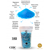 Chic Nail Manikür & Pedikür ve Banyo Tuzu Blue Ocean 1 KG / Epsom Tuzu / İngiliz Tuzu - 1