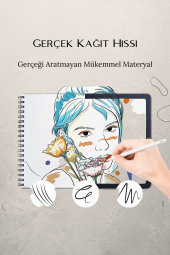 Galaxy Tab S9 Plus SM-X810 Uyumlu Gerçek Kağıt Hissi Parlama Önleyici Paper Like Ekran Koruyucu - 2