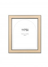 The Mia Rotan Fotoğraf Çerçevesi Siyah 30x25 cm - 1