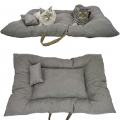 Lux Minder Kedi ve Köpek Yatağı Yastık Hediyeli Karışık Renk - 2
