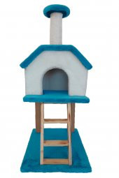 Merdivenli Katlı Kedi Evi - 2