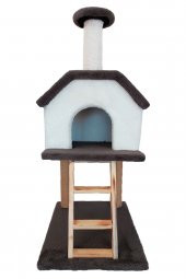 Merdivenli Katlı Kedi Evi - 4