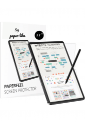 Galaxy Tab S9 SM-X710 Uyumlu Gerçek Kağıt Hissi Parlama Önleyici Paper Like Ekran Koruyucu thumbnail 1