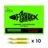 Fishack Jel Balıkçı Fosfor Çiftli 45*39mm 10'lu - 1