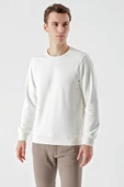Slimfit  Bisiklet Yaka Düz Renk 2 iplik Erkek Sweatshirt - 10
