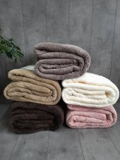 Aurora Siyah Çift Kişilik Welsoft Peluş Battaniye - 2