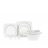 KORKMAZ A8460 BONE SEL.60 P YEMEK TAKIMI (KARE) - 1
