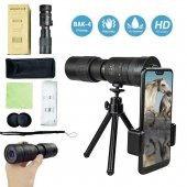 DailyTech 10-300x40 Zoom Monoküler Teleskop Dürbün Telefon Tutuculu - 7