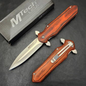 Mtech Ahşap Kabze Otomatik Kamp Çakısı - 1
