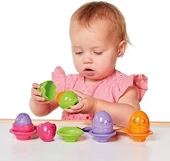 TOMY E73082 Toomies Hide and Squeak Yumurta ve Kaşık Set, Çok Renkli - 2