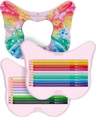 Faber Castell Sparkle 20'li Boya Kalemi Kelebek Teneke Kutu / 201971 thumbnail 2