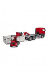 BRUDER 03767 MAN TGS DAMPERLi KAMYON VE SHAFFER YÜKLEYİCİ - 6